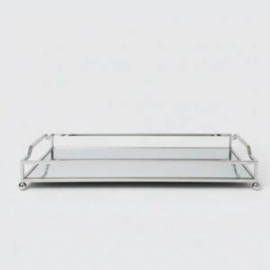 Зеркальная подставка для фуршета (серебро)