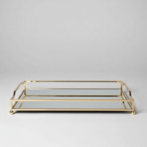 Зеркальная подставка для фуршета (золото)