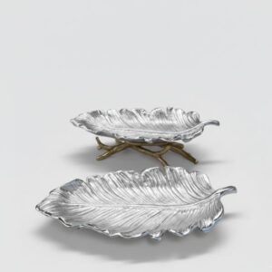 Декоративная тарелка «лист» без ножки